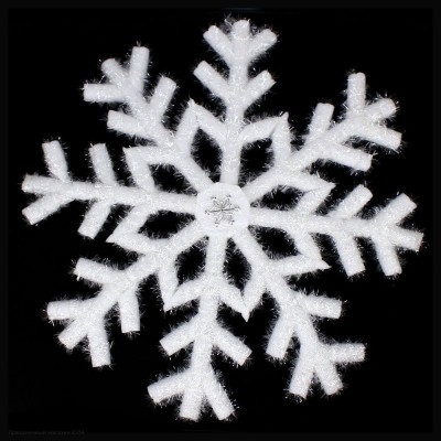 Снежинка объёмная 66см белая (пенополиэтилен) К1987-5