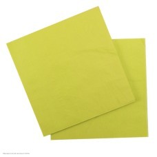 Салфетки зелёные 33*33см, 12шт