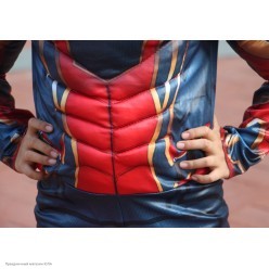 Костюм детский "Человек-паук 2" с мышцами 110-120 см