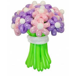 Ромашка цветок из шариков Ромашка цветок из шариков