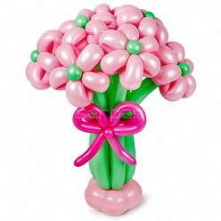 Букет цветов из шариков "ромашки"