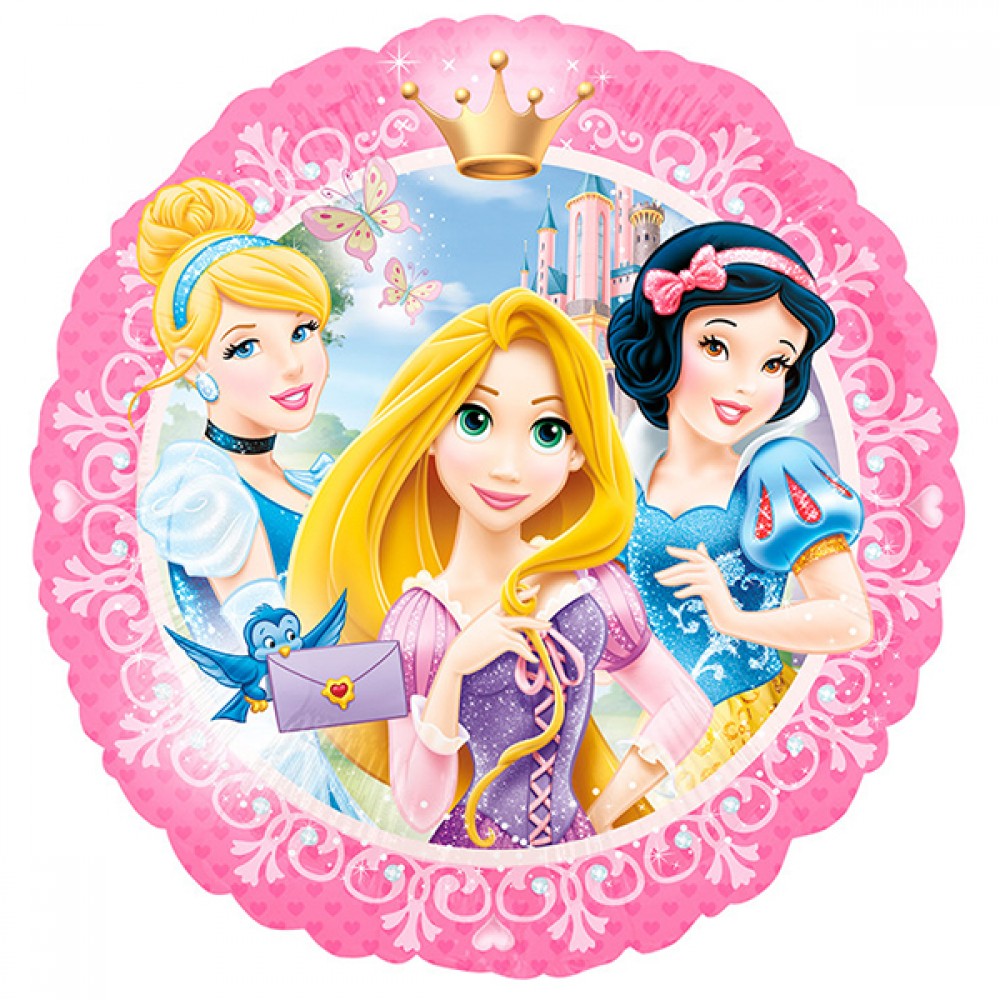 картинки круглые принцессы